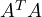 A^TA
