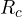 R_c