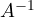 A^{-1}