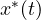 x^*(t)
