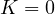 K = 0