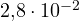 2{,}8\cdot 10^{-2}