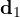 \mathbf d_1