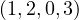 (1, 2, 0, 3)