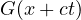 G(x + ct)