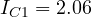 I_{C1} = 2.06