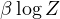 \beta\log Z