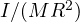 I/(MR^2)