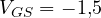 V_{GS} = -1{,}5