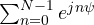 \sum_{n=0}^{N-1}e^{jn\psi}
