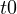 t \lt 0