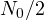 N_0/2