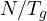 N/T_g