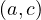 (a, c)