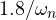 1.8/\omega_n