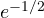 e^{-1/2}