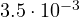 3.5\cdot 10^{-3}