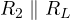 R_2\parallel R_L