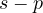 s - p