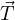 \vec T