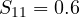 S_{11} = 0.6