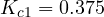 K_{c1} = 0.375