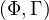 (\Phi, \Gamma)