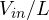 V_{in}/L