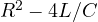 R^2 - 4L/C