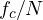 f_c/N