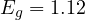 E_g = 1.12