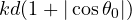 kd(1 + |\cos\theta_0|)