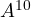 A^{10}