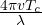\frac{4\pi vT_c}{\lambda}