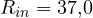 R_{in} = 37{,}0