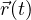 \vec r(t)