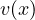 v(x)