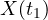 X(t_1)