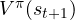 V^\pi(s_{t+1})
