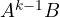 A^{k-1}B