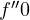 f'' \lt  0