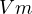 V \lt  m