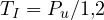 T_I = P_u/1{,}2