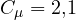C_\mu = 2{,}1