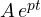 A\,e^{pt}