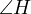 \angle H
