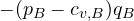 -(p_B - c_{v,B})q_B