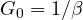 G_0 = 1/\beta