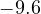 -9.6