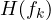 H(f_k)
